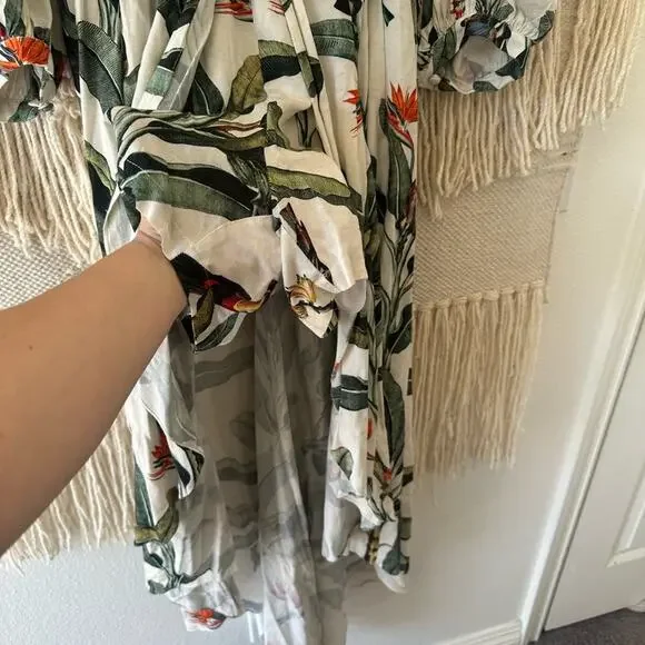 NWOT: PatBo Tropical High-Low Romper - Picture 7 of 9
